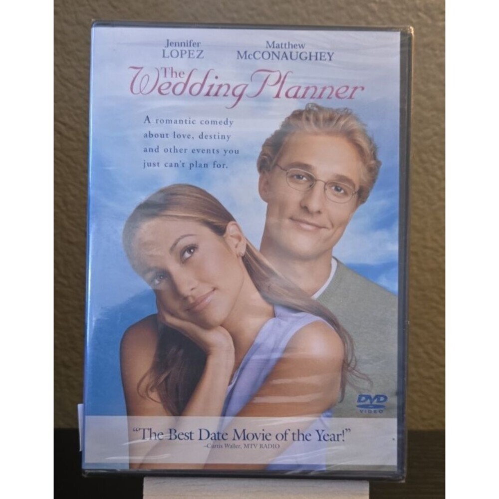 The Wedding Planner DVD Jennifer Lopez Matthew McConaughey Sealed Rom-Com Film